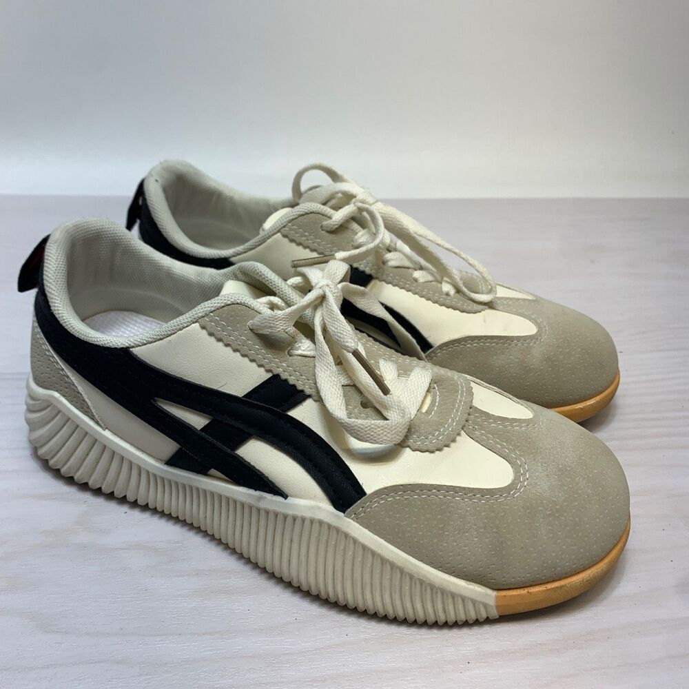 De‎ Florence DF Cloudea Womens Sneakers Shoes Size 6.5 White Black